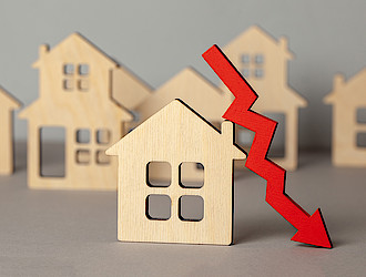 Sinkende Immobilienpreise