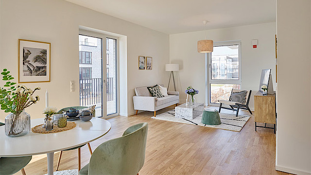 Neubauprojekt Waterkant Geesthacht Wohnzimmer