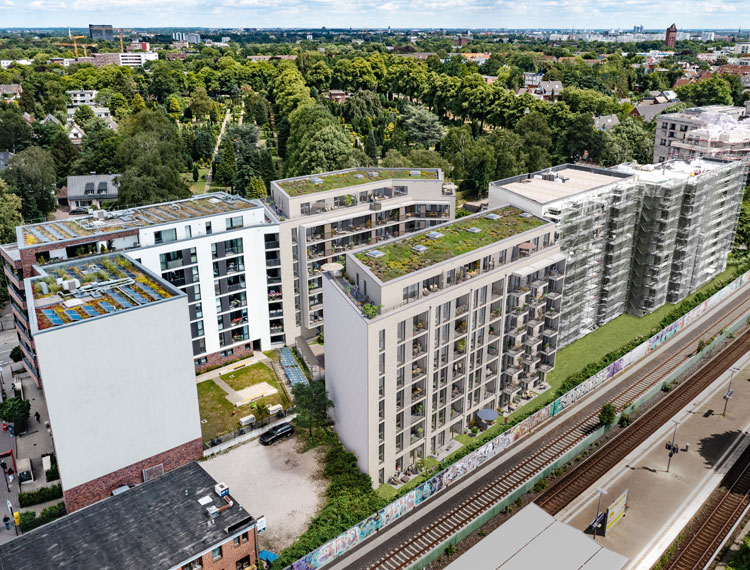 Neubauprojekt Wohnung kaufen Hamburg-Stellingen