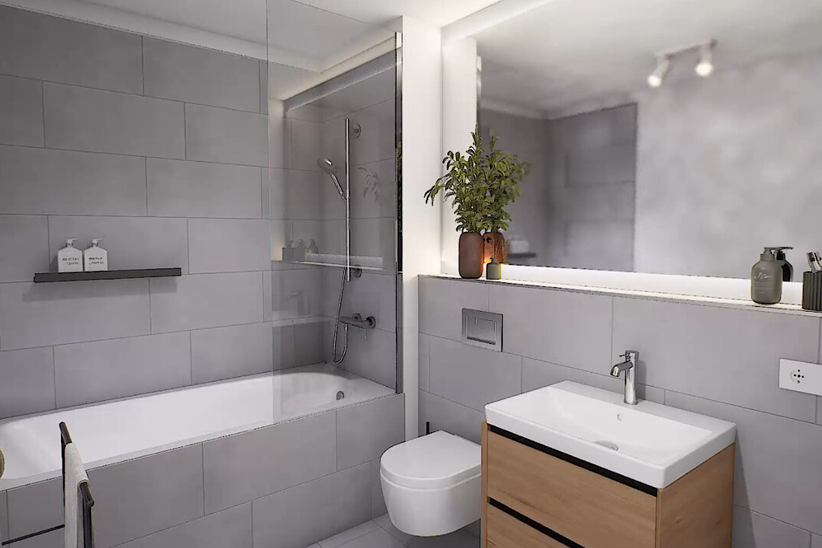 Wohnung Kauf 20537 Hamburg Muster-Bad