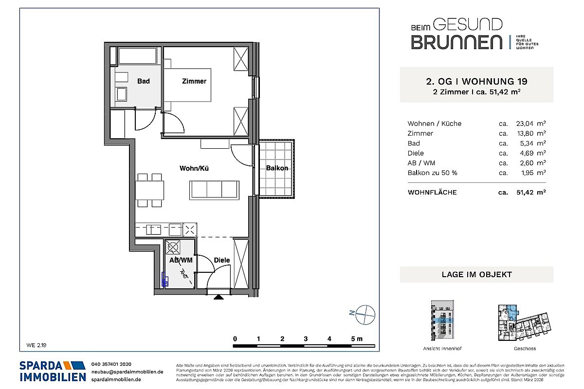 Wohnung Kauf 20537 Hamburg Grundriss WE 19