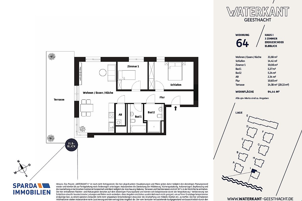 Wohnung Kauf 21502 Geesthacht Grundriss Wohnung 64