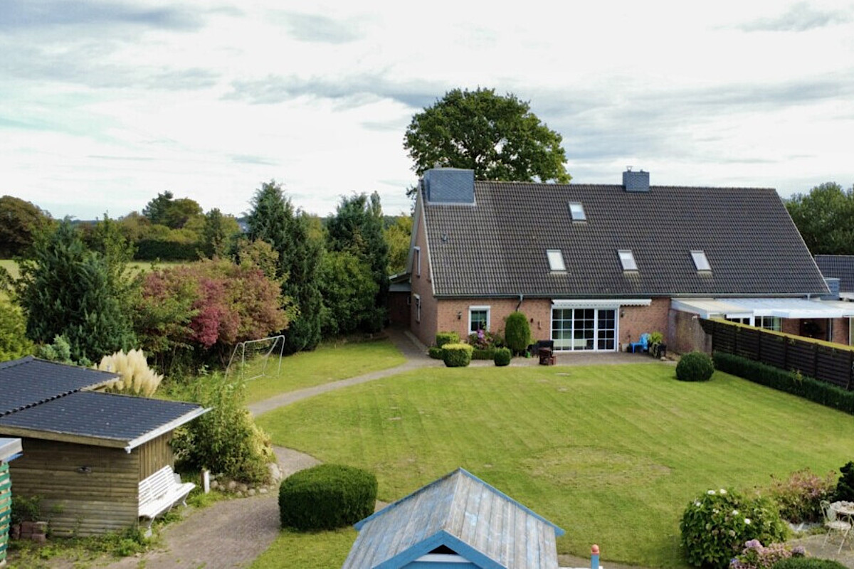 Haus Kauf 24601 Stolpe bei Neumünster Gartenansicht