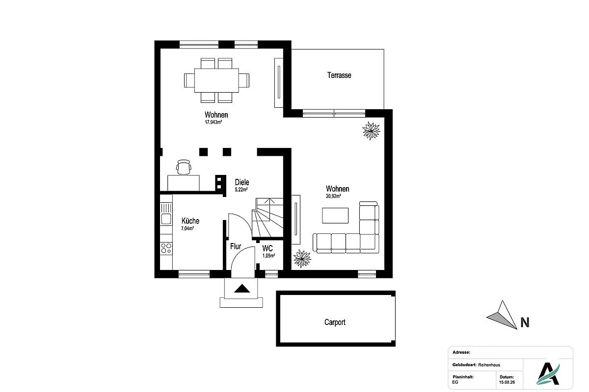 Haus Kauf 24943 Flensburg Erdgeschoss