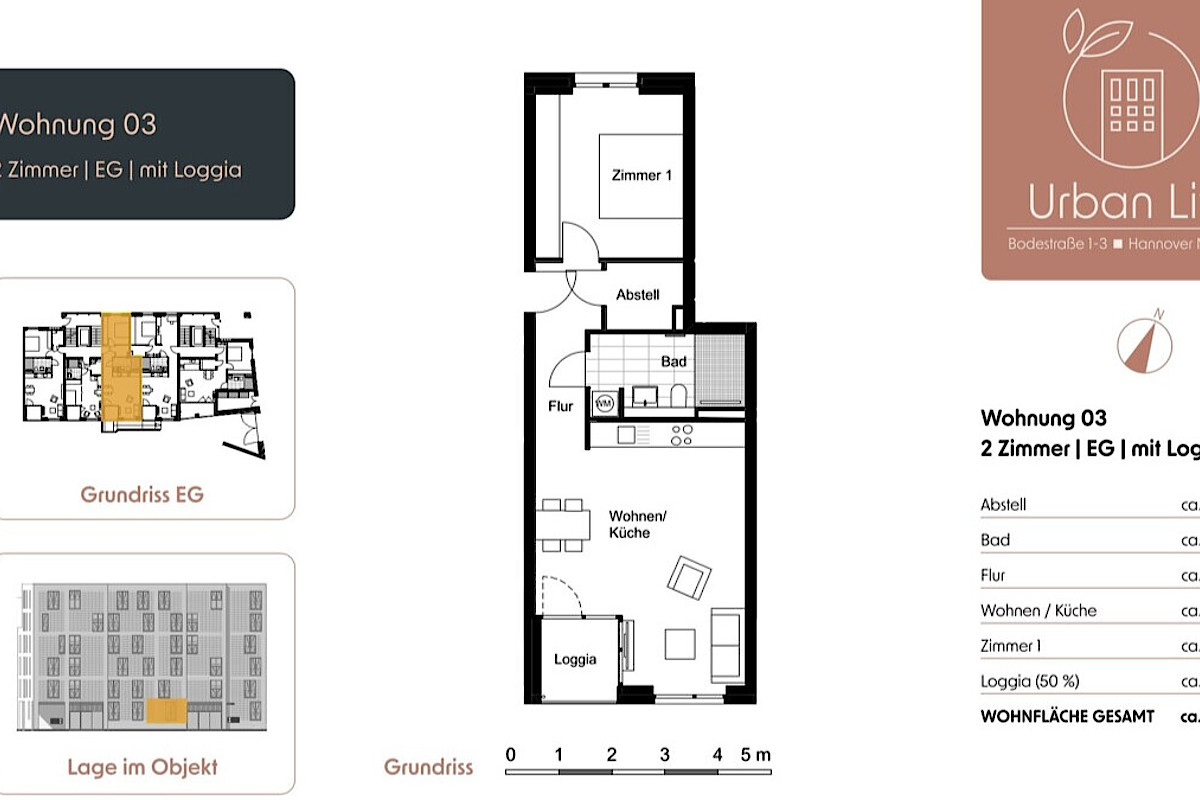 Wohnung Miete / Pacht 30167 Hannover Grundriss