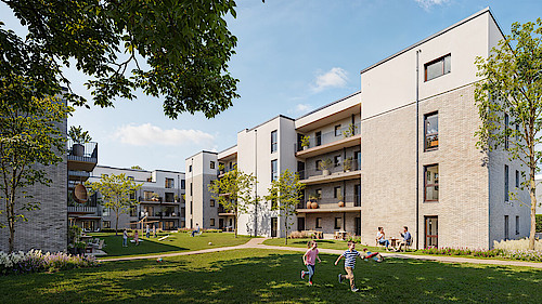 Wohnung Kauf 22143 HamburgBlick Innenhof Nord