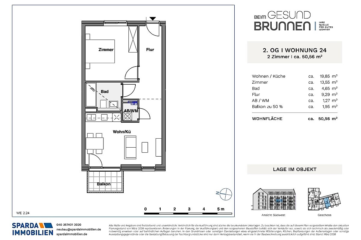 Wohnung Kauf 20537 Hamburg Grundriss WE 24