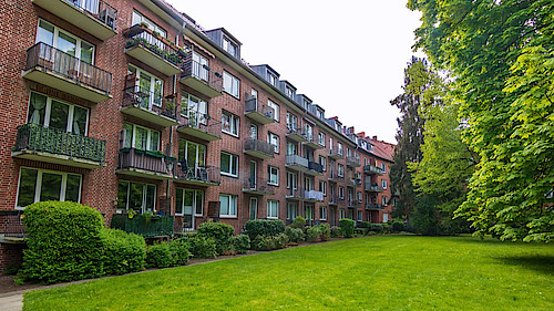 Wohnung Kauf 22081 HamburgGartenansicht