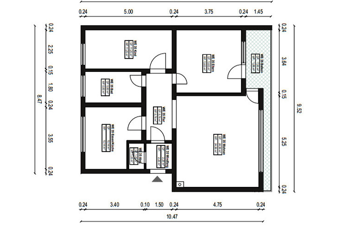 Wohnung Kauf 22846 Norderstedt Grundriss