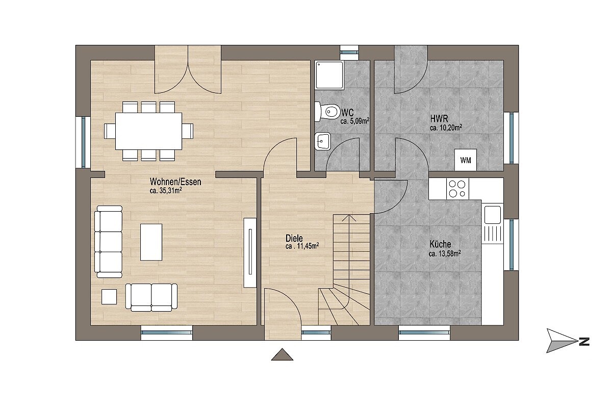 Haus Kauf 24976 Handewitt Erdgeschoss