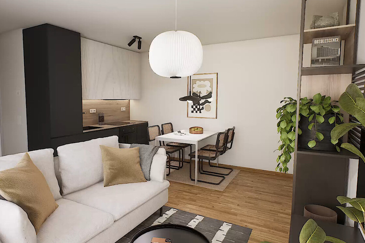 Wohnung Kauf 20537 Hamburg Wohn-Essbereich Visu