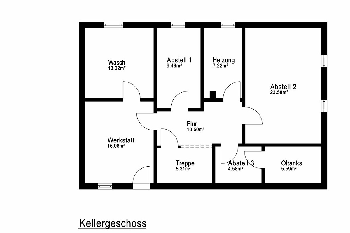 Haus Kauf 22459 Hamburg Keller