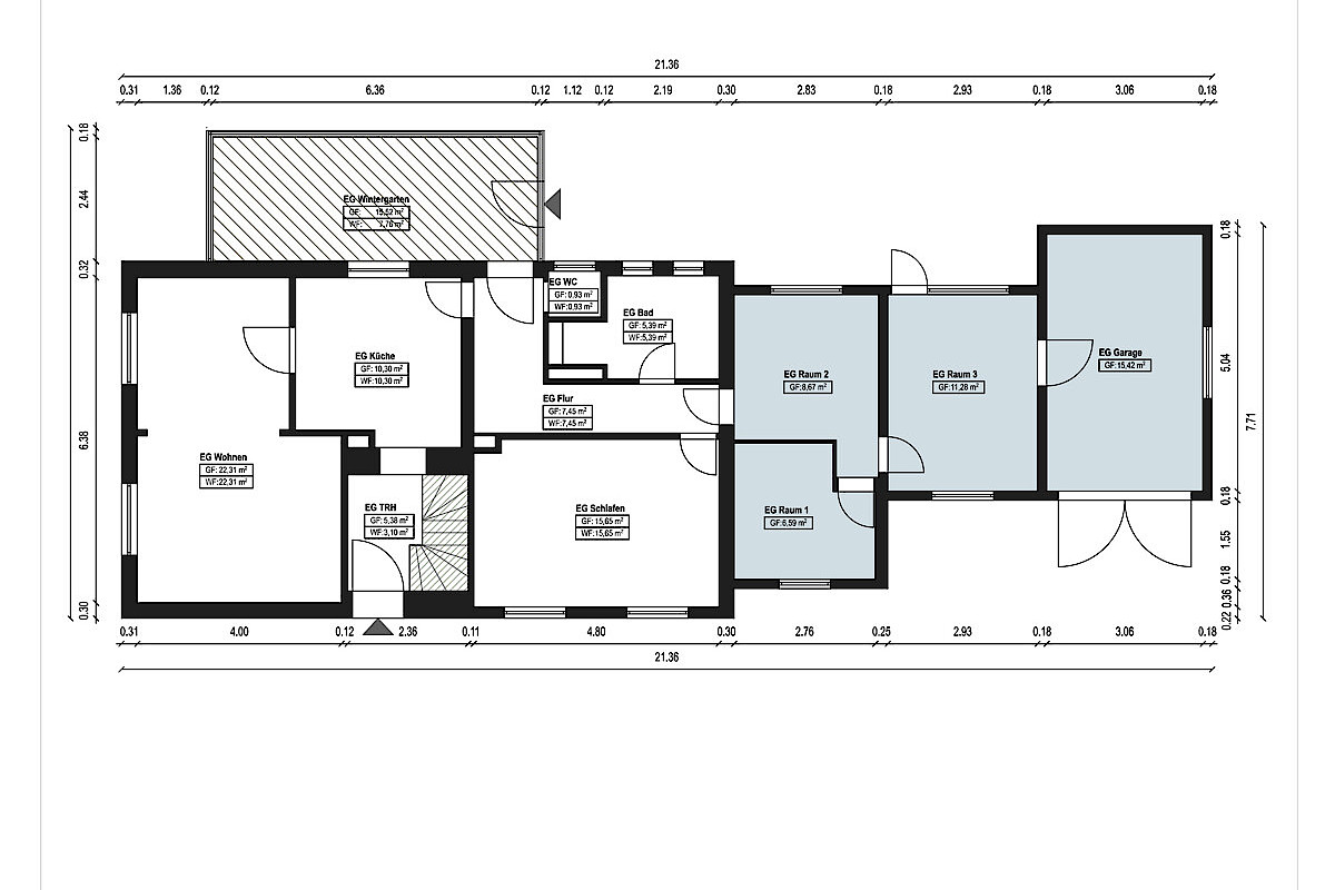 Haus Kauf 24536 Neumünster (Einfeld) Grundriss Erdgeschoss neu