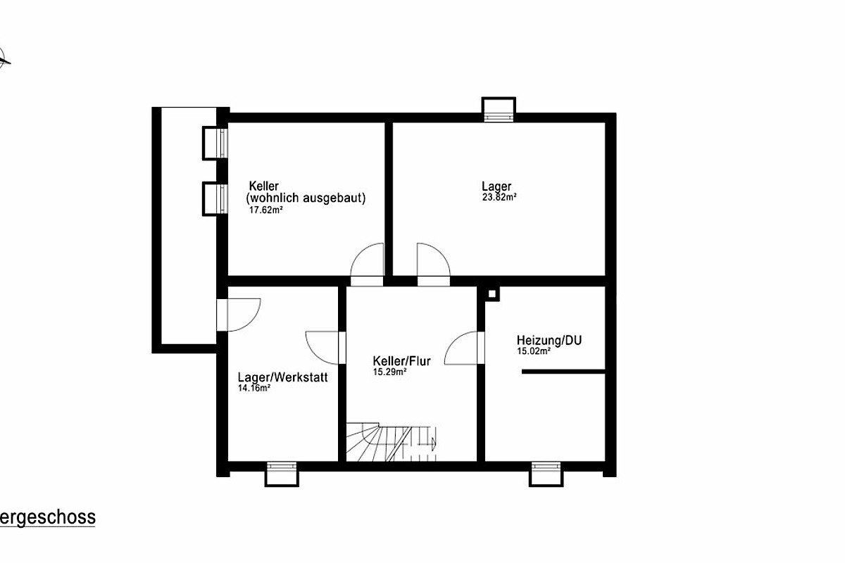 Haus Kauf 24536 Neumünster (Einfeld) Grundriss Kellergeschoss