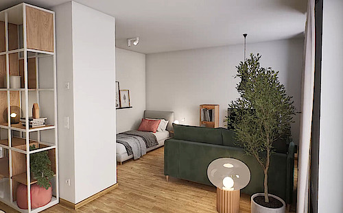 Wohnung Kauf 20537 HamburgSchlaf-Wohnzimmer_Blick-Terrasse