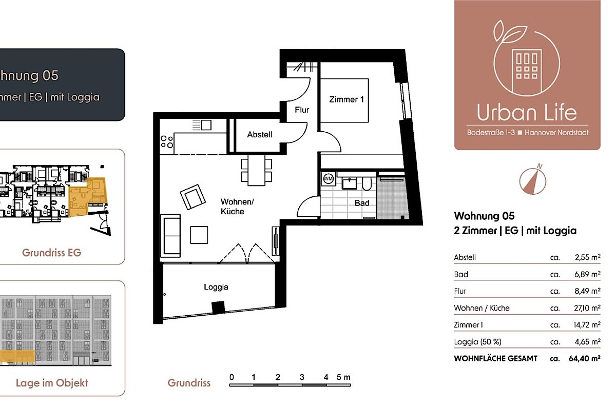 Wohnung Miete / Pacht 30167 Hannover Grundriss