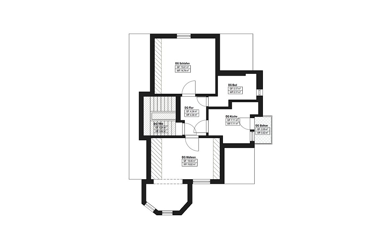Haus Kauf 22149 Hamburg Grundriss Dachgeschoss
