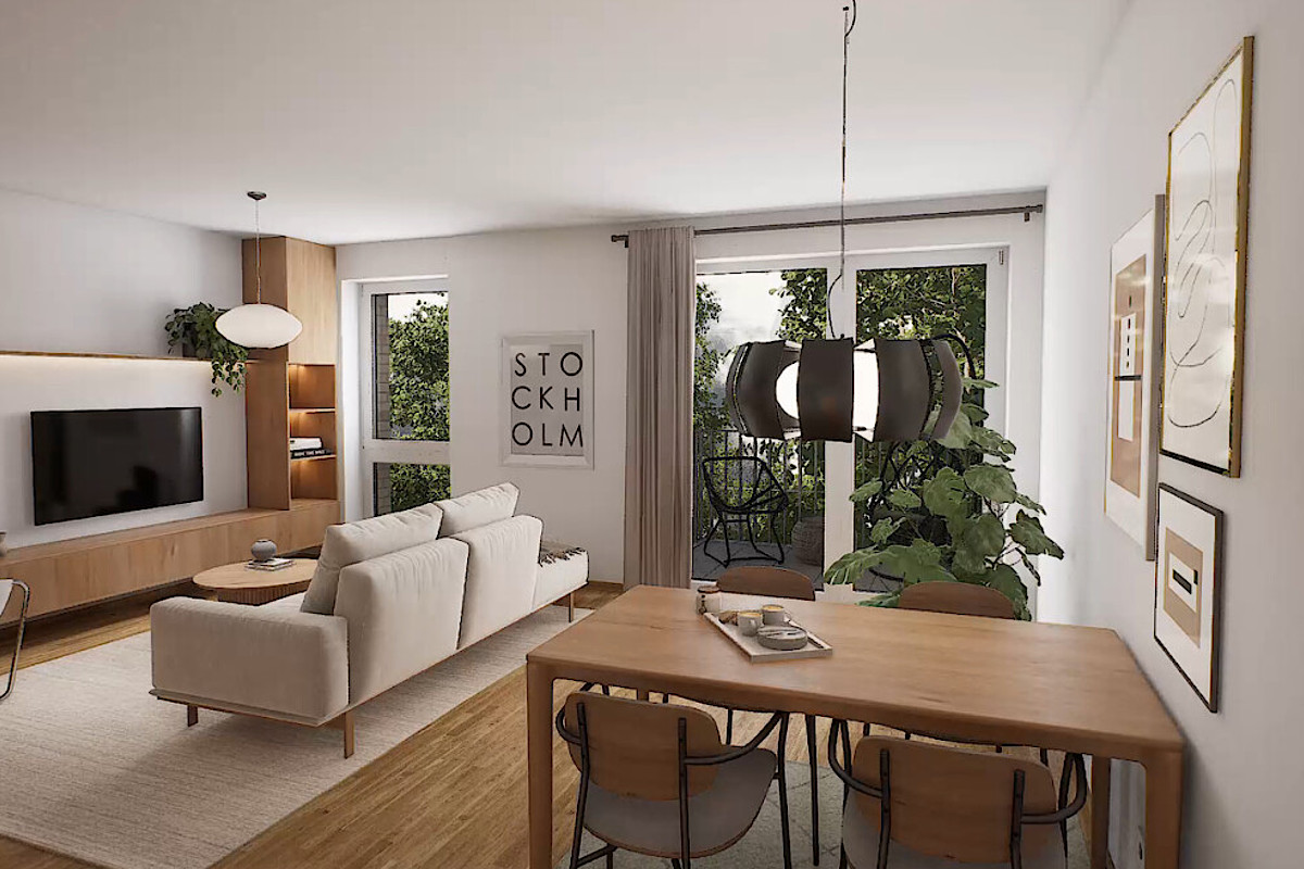 Wohnung Kauf 20537 Hamburg Wohnzimmer