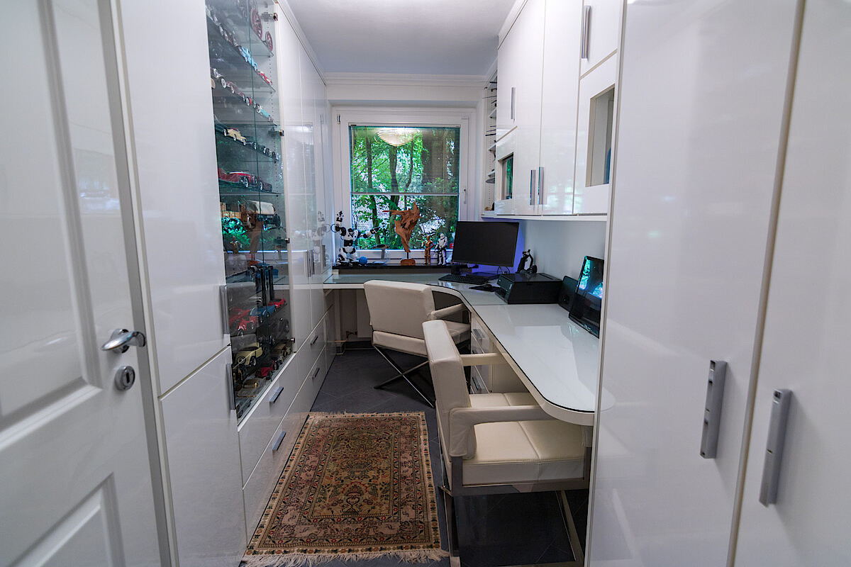 Wohnung Kauf 22337 Hamburg Arbeitszimmer mit Einbauschränken