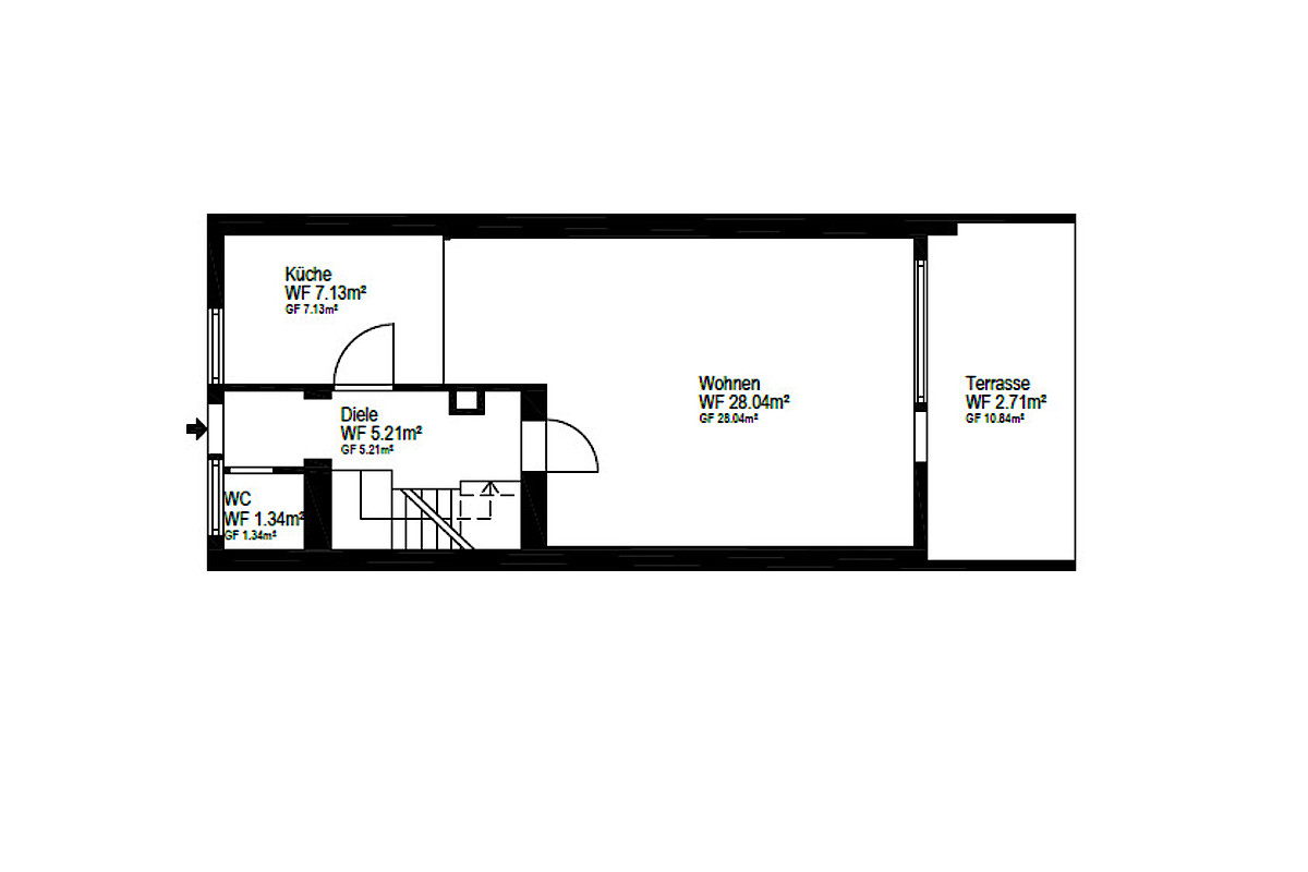 Haus Kauf 22149 Hamburg Grundriss Erdgeschoss