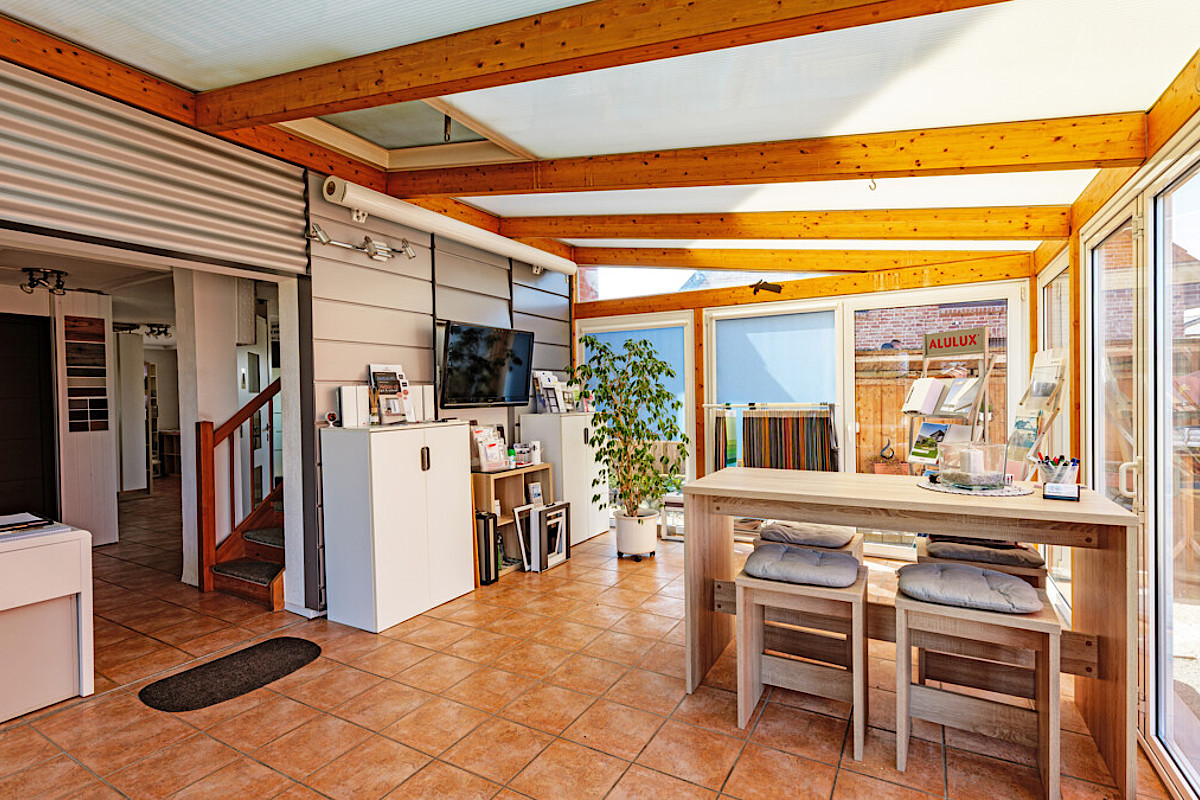 Haus Kauf 23629 Scharbeutz (Sarkwitz) Büro Wintergarten Sitzgruppe