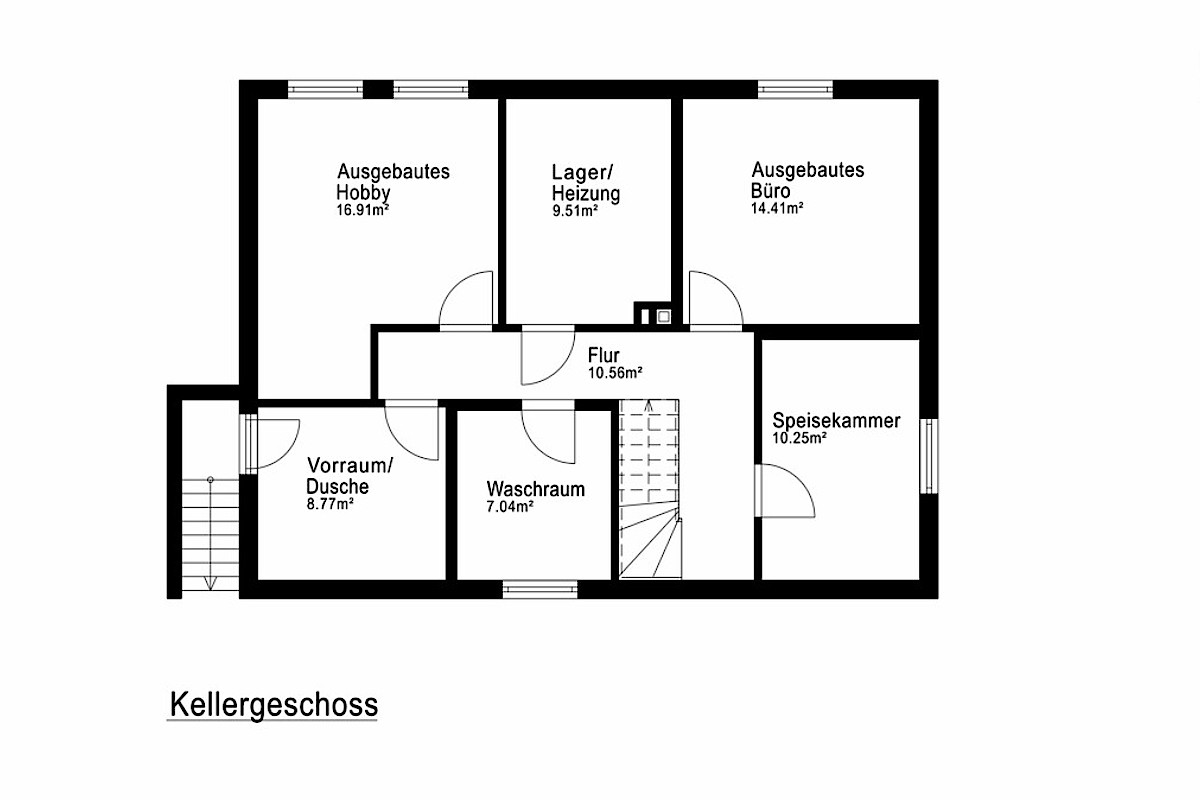 Haus Kauf 24623 Großenaspe Grundriss Kellergeschoss