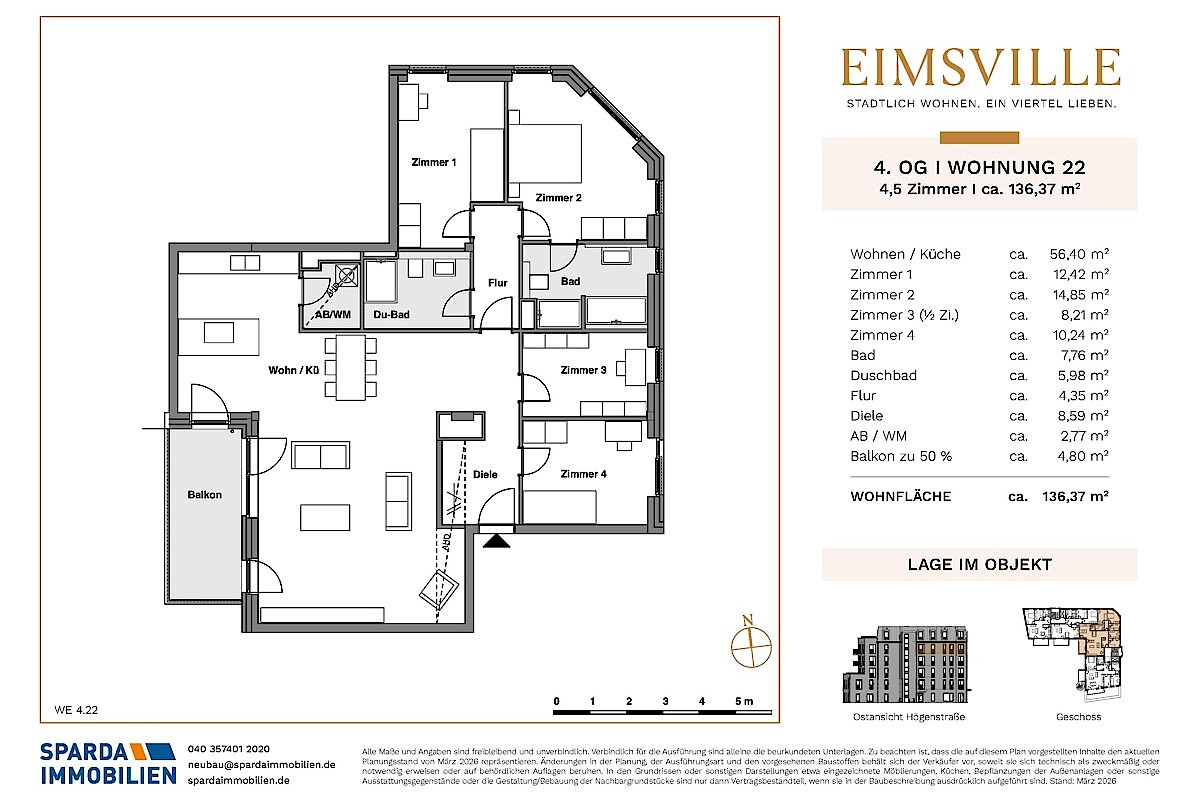 Wohnung Kauf 22525 Hamburg Grundriss