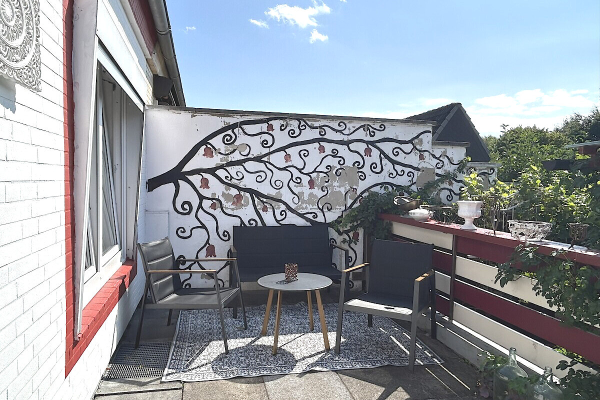 Haus Kauf 24536 Neumünster (Tungendorf) Terrasse am Haus