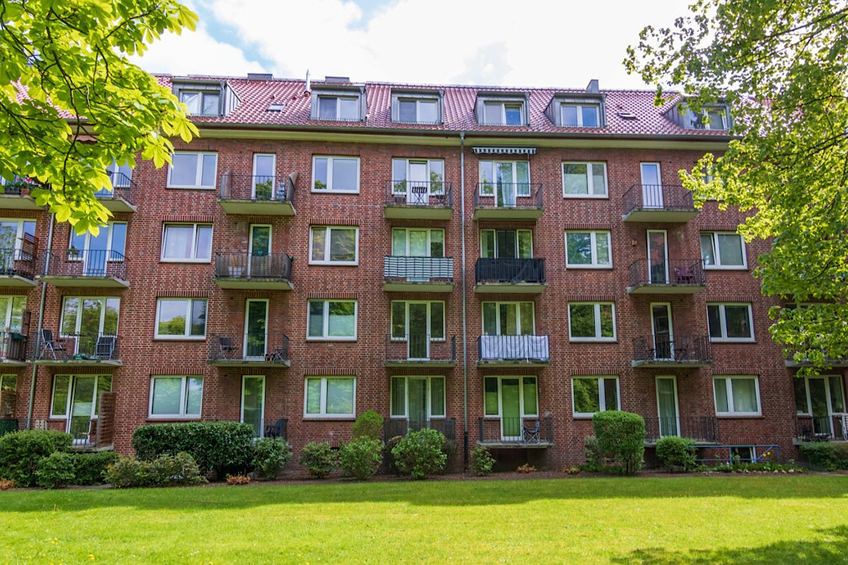 Wohnung Kauf 22081 Hamburg Gartenansicht
