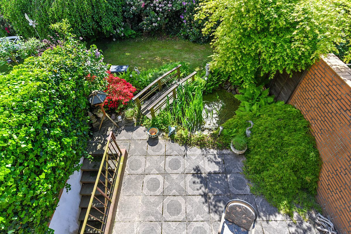 Haus Kauf 22523 Hamburg Garten