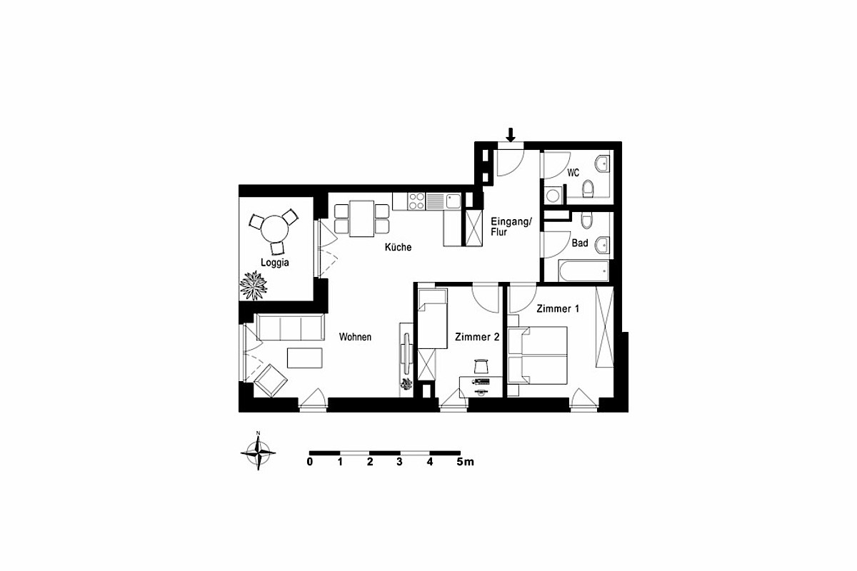 Wohnung Miete / Pacht 22419 Hamburg Grundriss