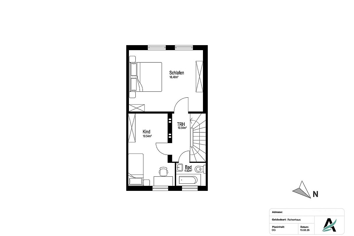 Haus Kauf 24943 Flensburg Obergeschoss