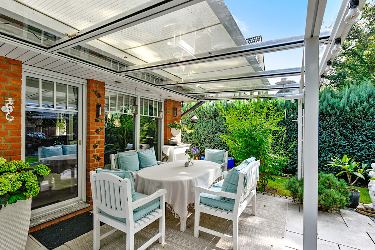 Haus Kauf 22926 Ahrensburg Terrasse nach Südwesten