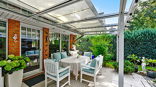 Haus Kauf 22926 Ahrensburg Terrasse nach Südwesten JZ_11052