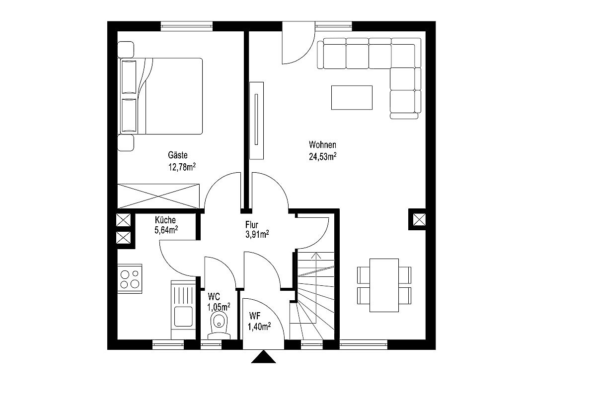 Haus Kauf 24536 Neumünster (Tungendorf) Grundriss Erdgeschoss