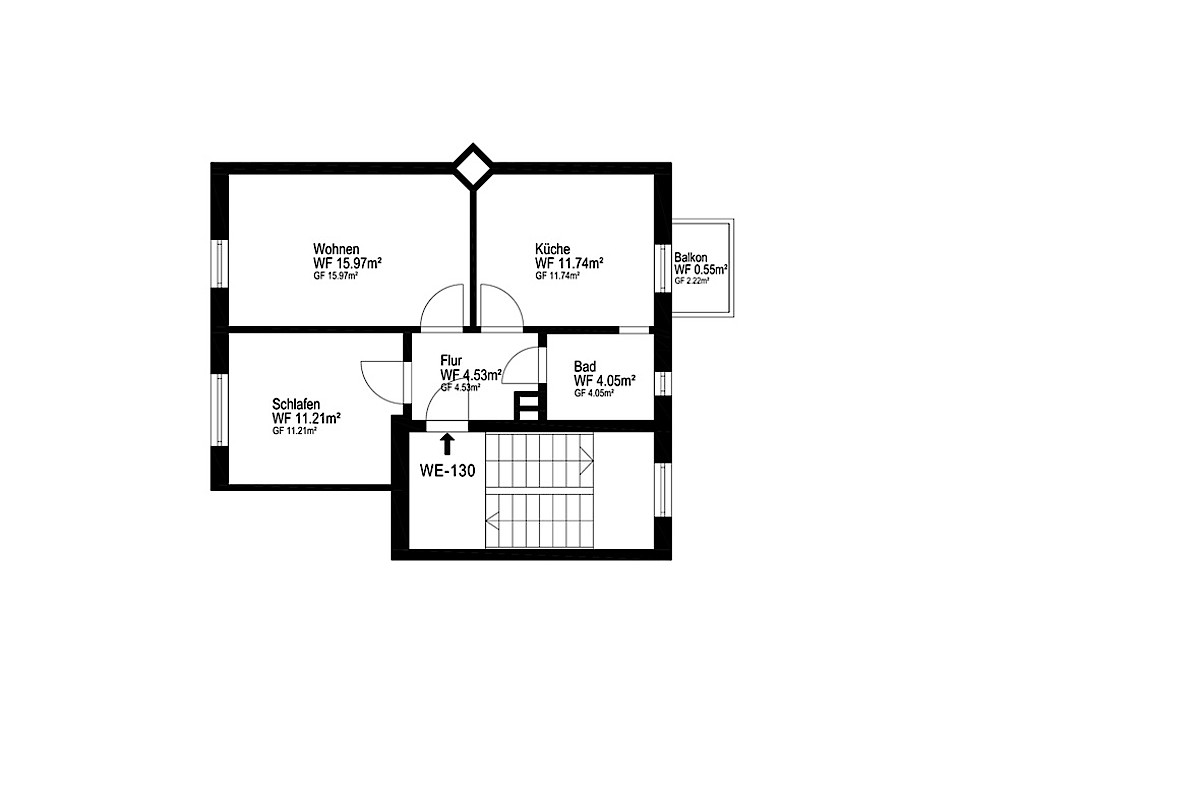 Wohnung Kauf 22081 Hamburg Grundriss