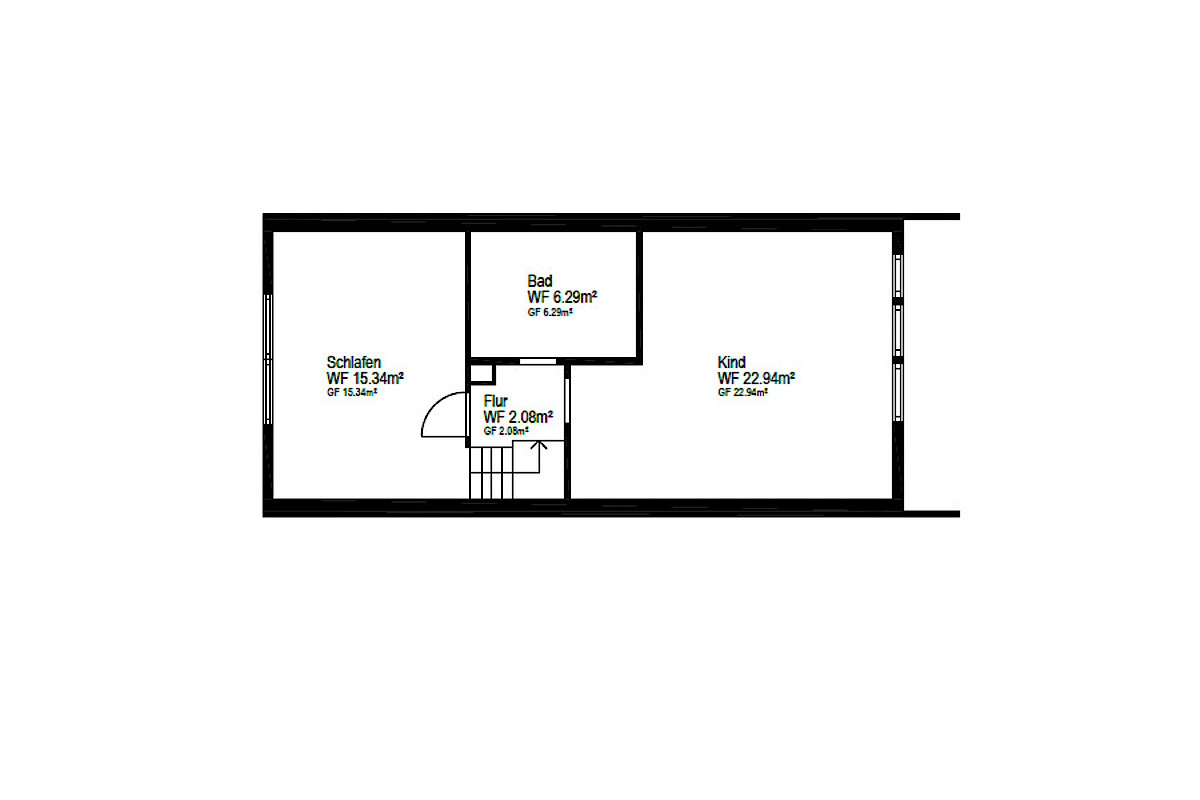 Haus Kauf 22149 Hamburg Grundriss Obergeschoss