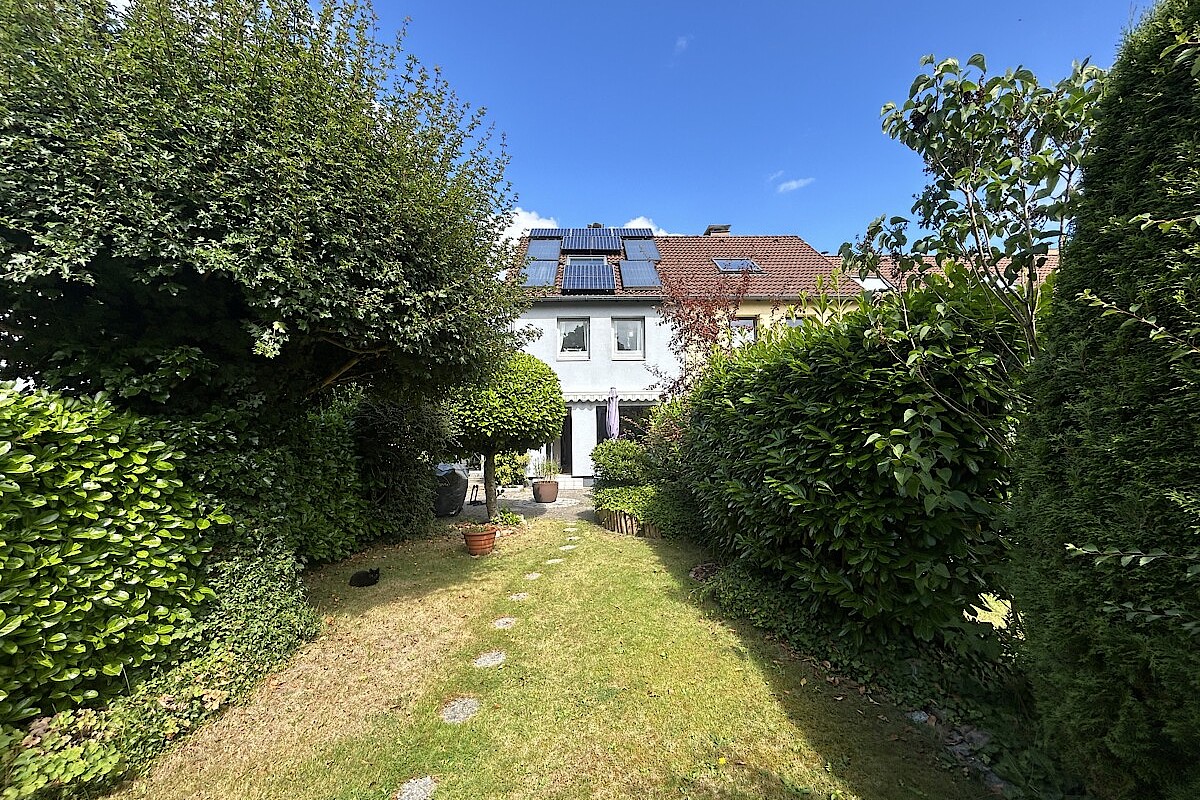 Haus Kauf 24943 Flensburg Ansicht aus dem Garten