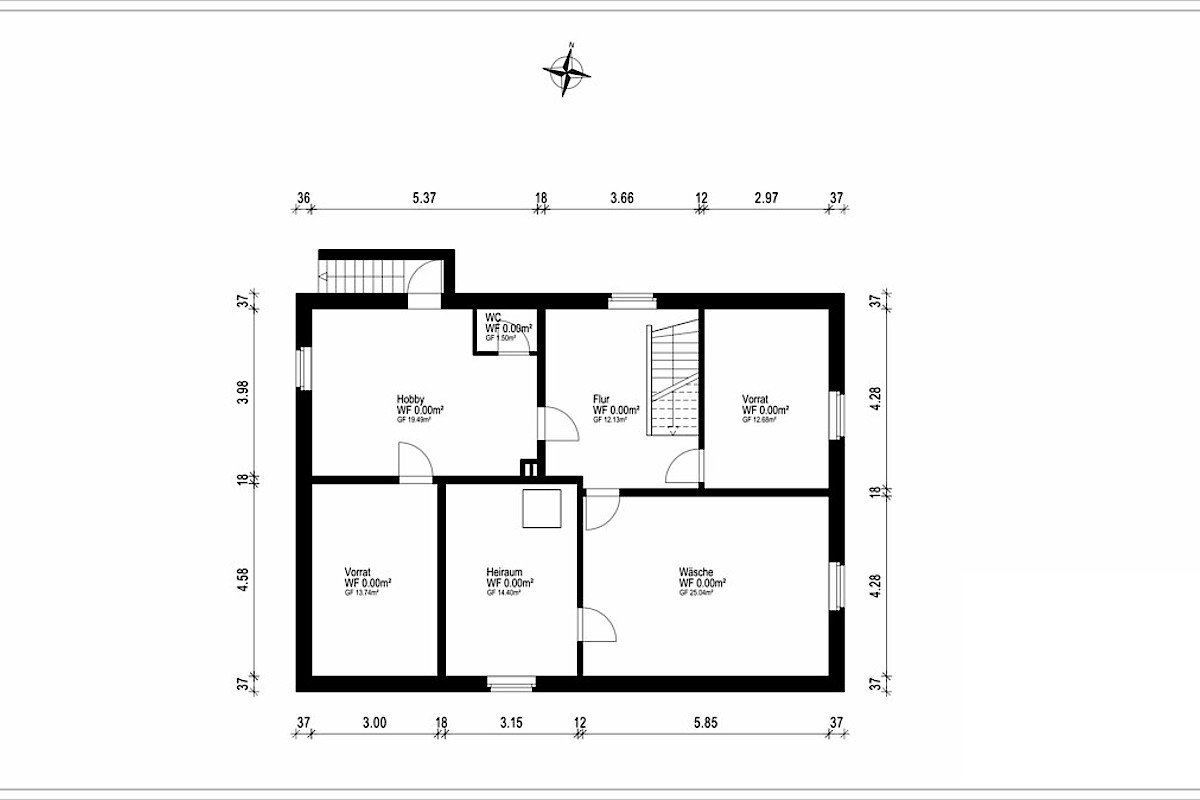 Haus Kauf 21394 Südergellersen Grundriss KG