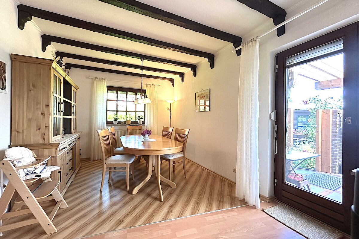 Haus Kauf 24623 Großenaspe Essbereich mit Terrassenzugang