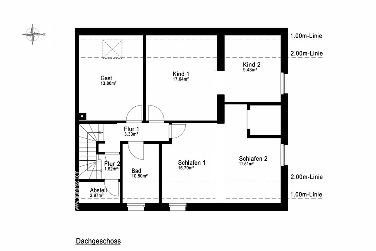 Haus Kauf 24601 Stolpe bei Neumünster Grundriss DG