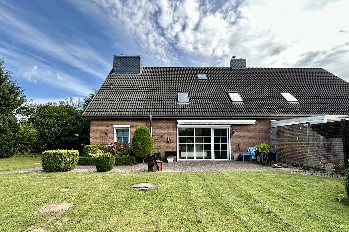 Haus Kauf 24601 Stolpe bei Neumünster Gartenansicht