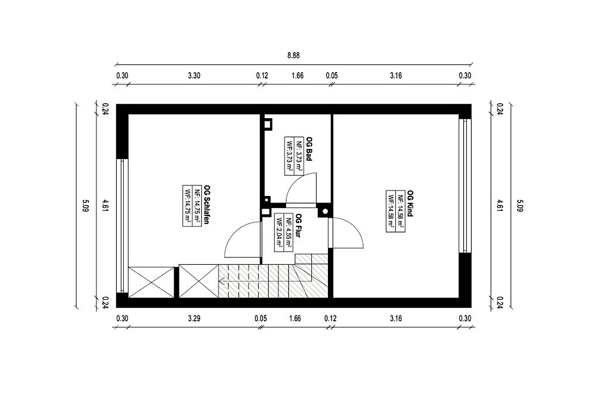 Haus Kauf 22149 Hamburg Obergeschoss