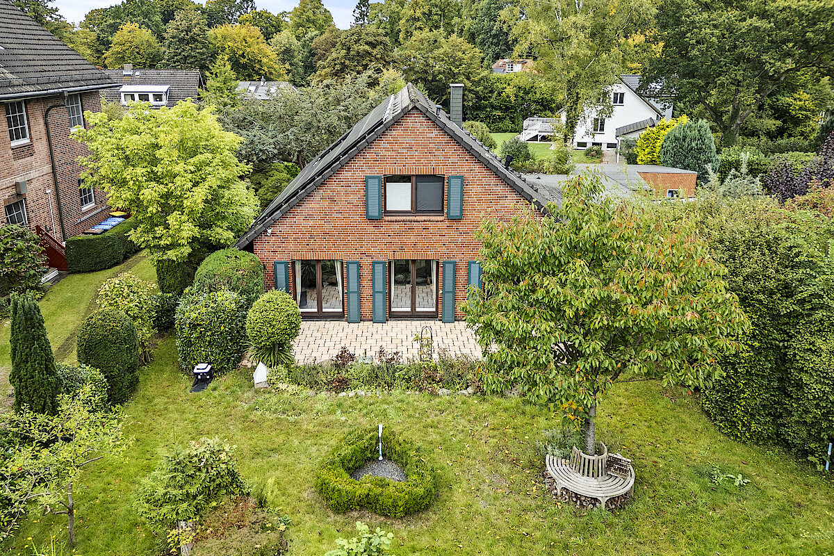 Haus Kauf 21521 Hamburg Rückansicht/Garten