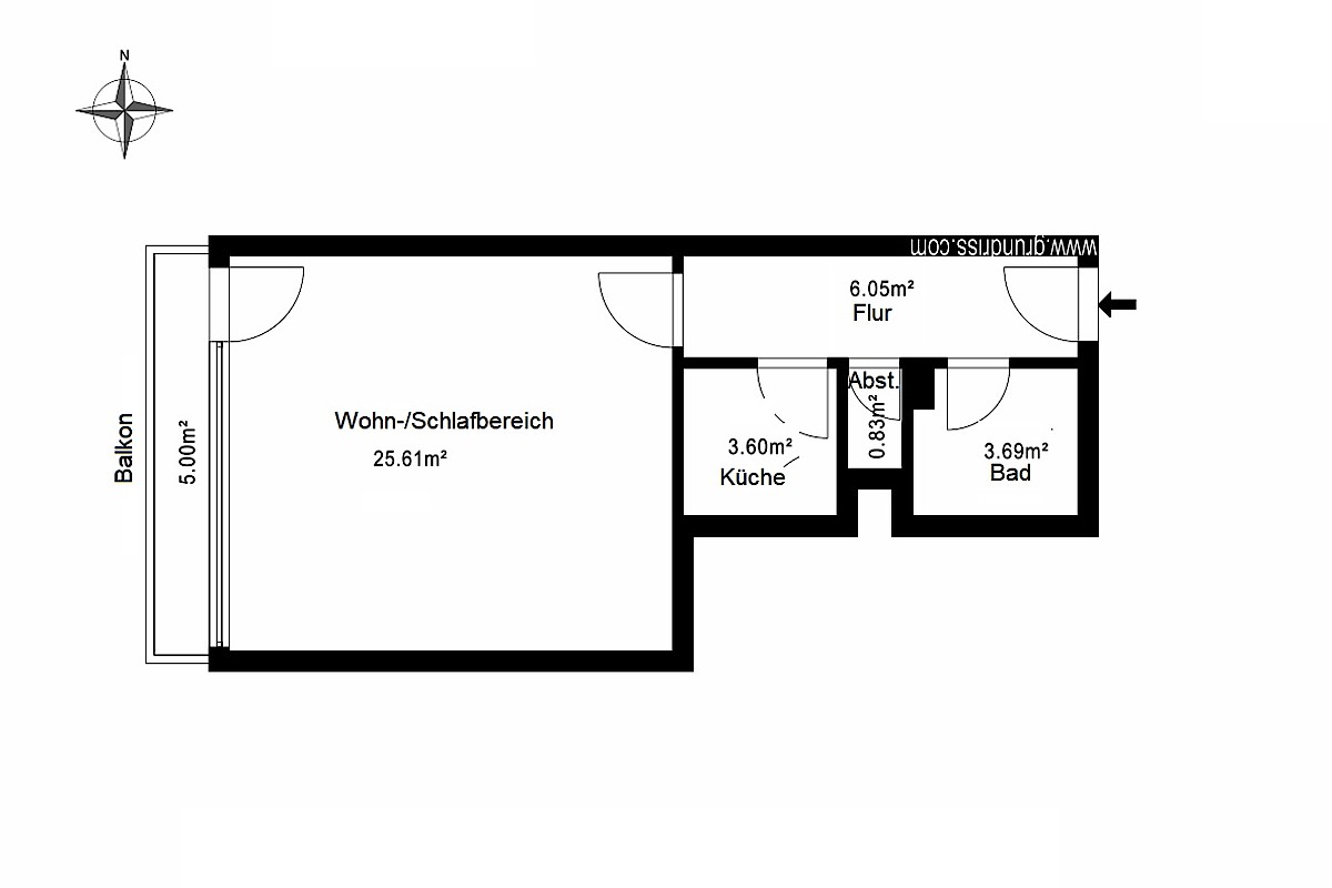 Wohnung Kauf 22159 Hamburg Grundriss - Exposé 1