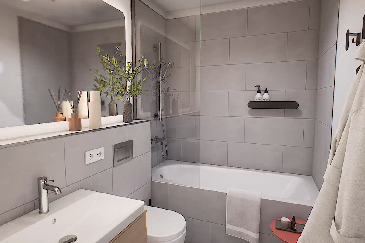 Wohnung Kauf 20537 Hamburg Badezimmer