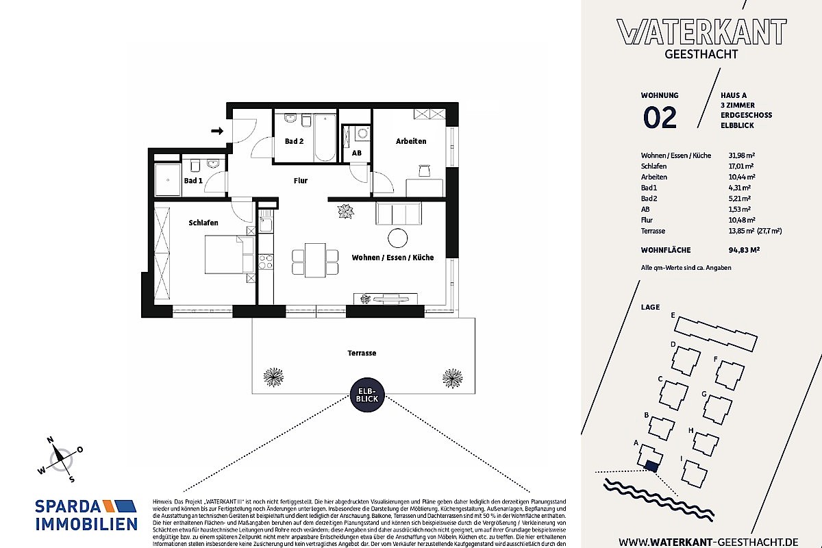 Wohnung Kauf 21502 Geesthacht Grundriss Wohnung 2