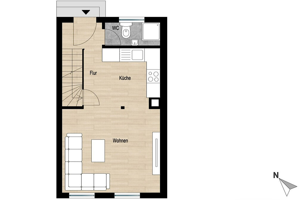 Haus Kauf 24222 Klausdorf , Schwentine Grundriss EG