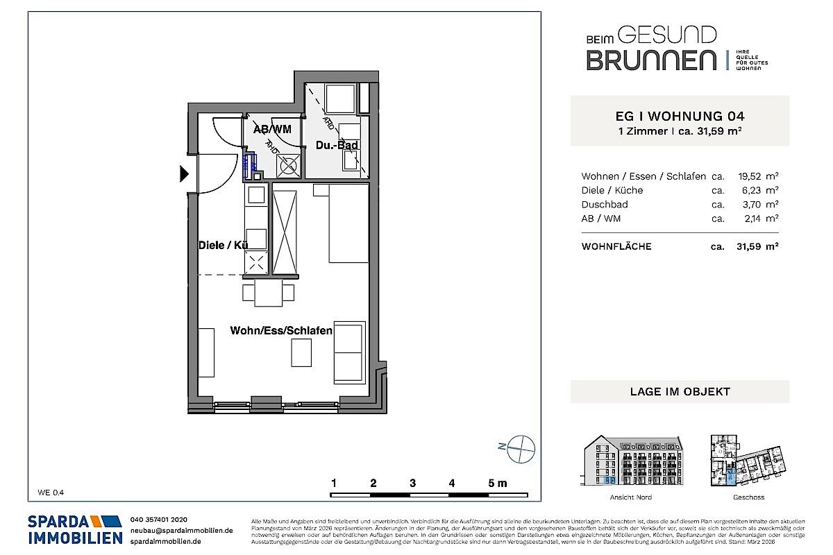 Wohnung Kauf 20537 Hamburg Wohnung Nr. 04