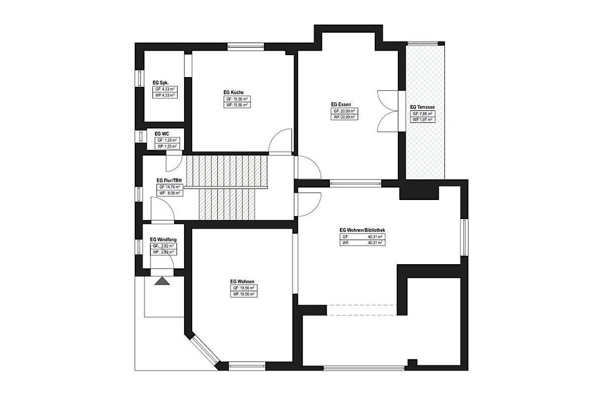 Haus Kauf 22149 Hamburg Grundriss Erdgeschoss